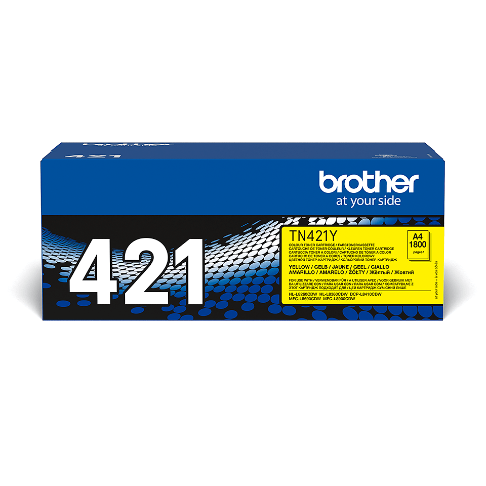 Brother TN-421 originele tonerset – zwart, cyaan, magenta en geel