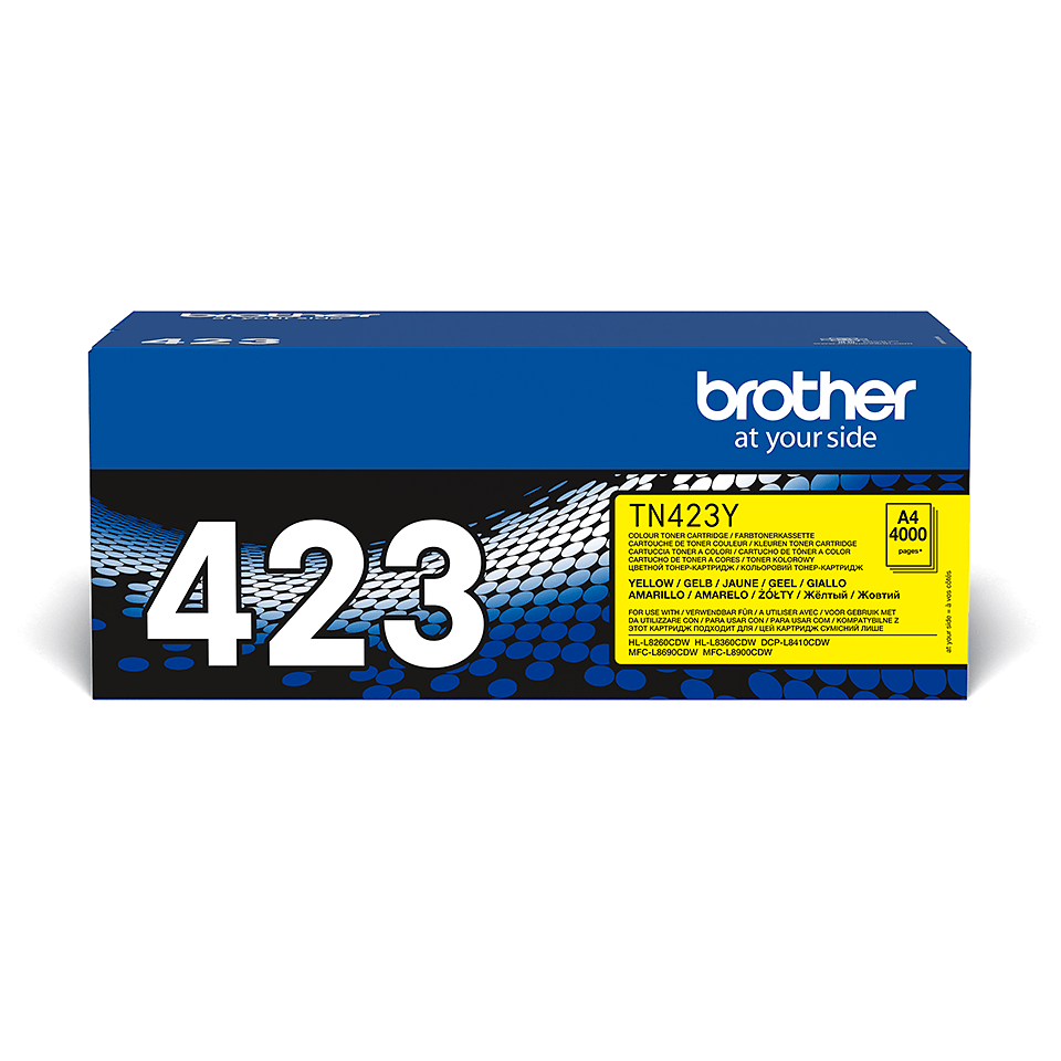 Brother TN-423 originele tonerset – zwart, cyaan, magenta en geel