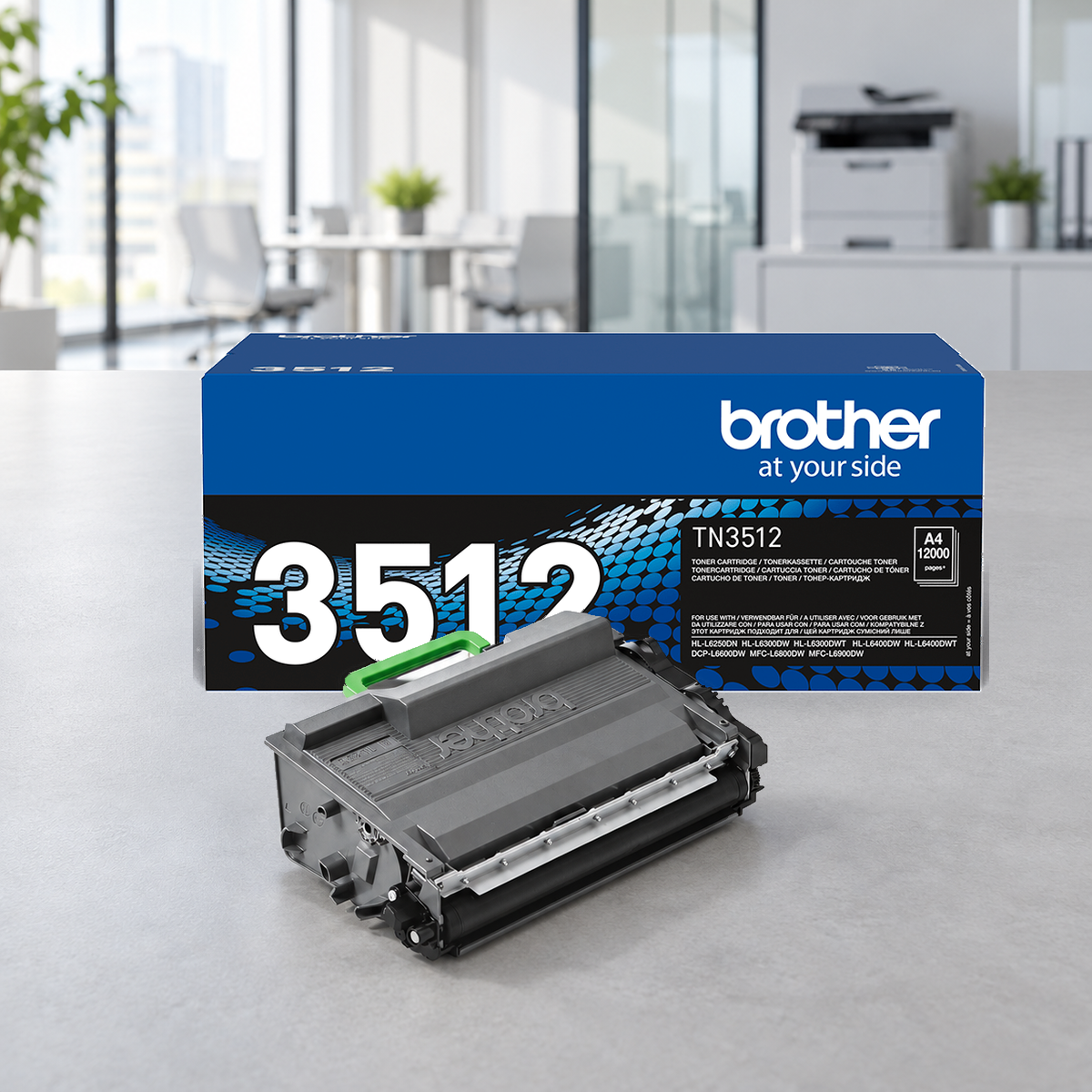 Brother TN-3512 originele toner zwart