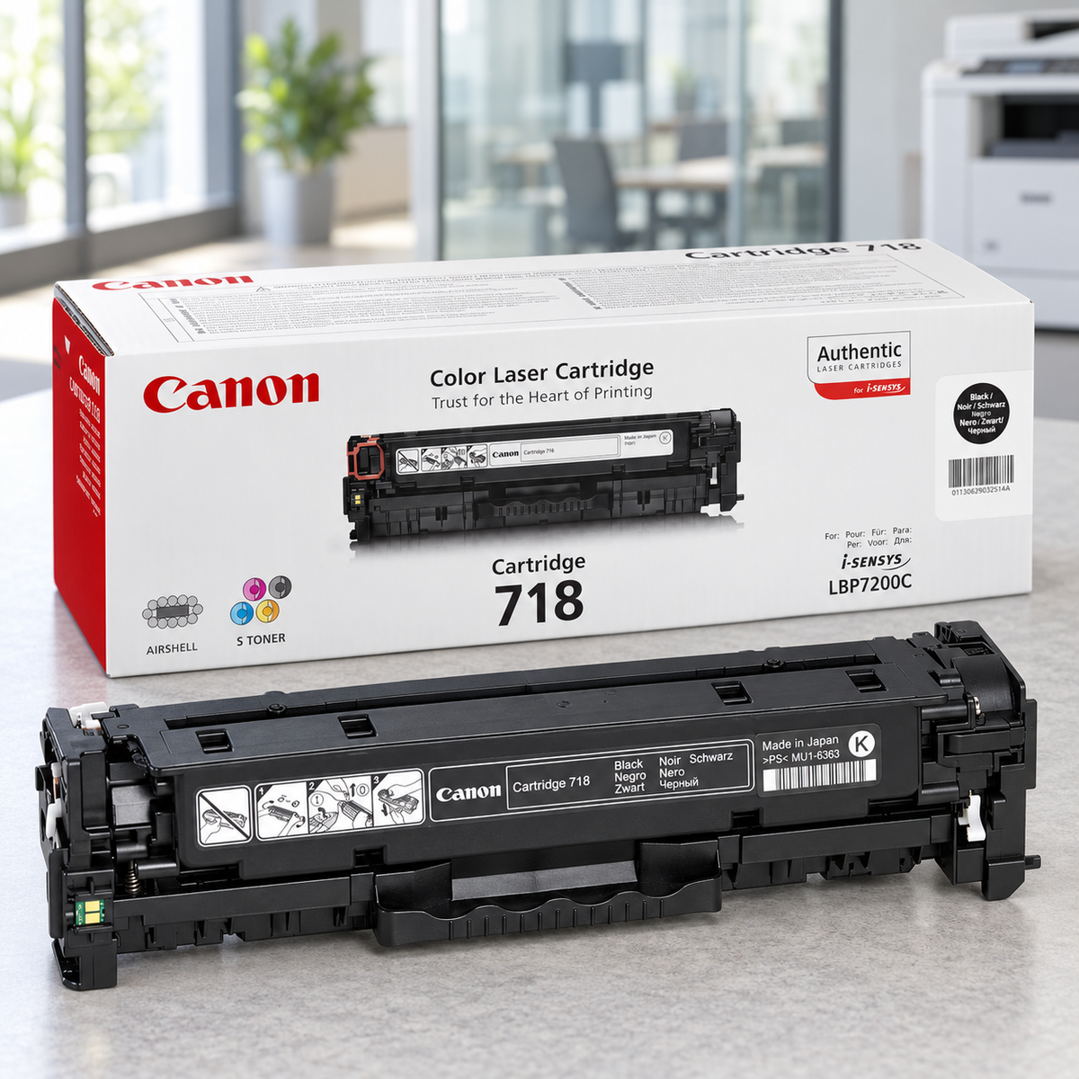 Canon 718 (2662B002) originele toner zwart