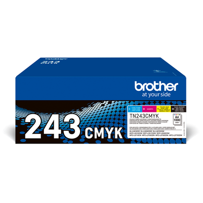 Brother TN-243CMYK originele multipack – zwart, cyaan, magenta en geel