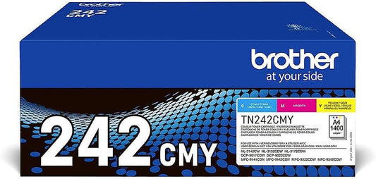 Brother TN-242CMY originele multipack – cyaan, magenta en geel
