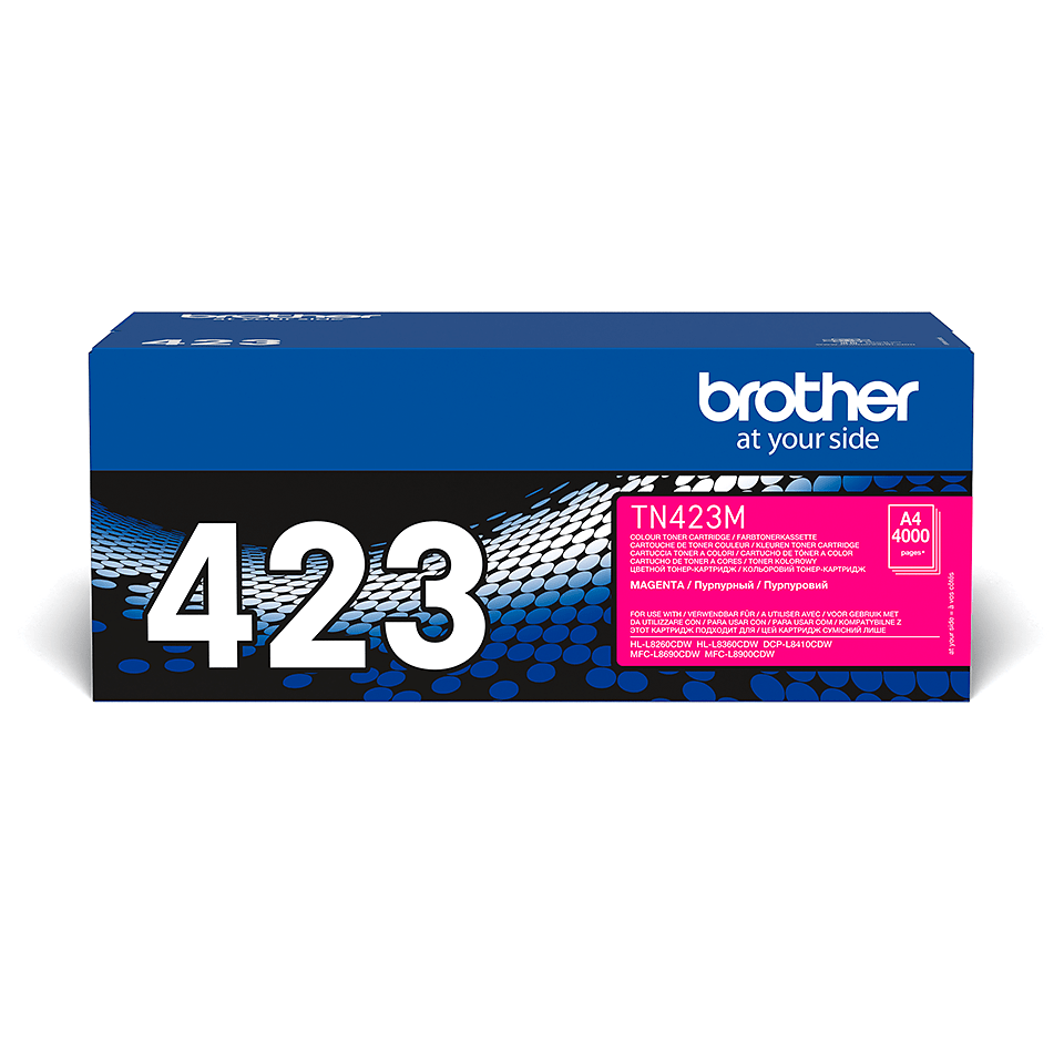 Brother TN-423 originele tonerset – zwart, cyaan, magenta en geel