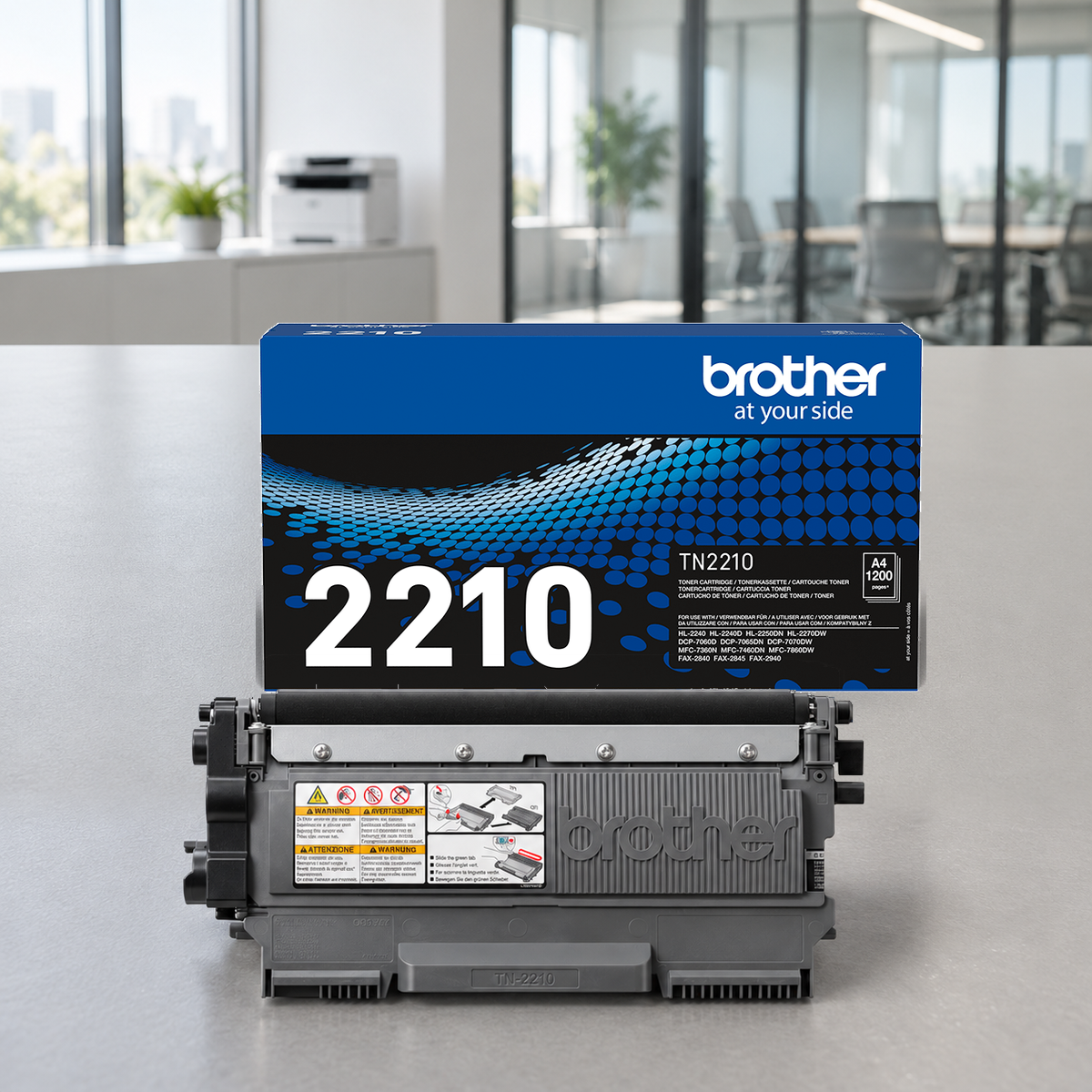 Brother TN-2210 originele toner zwart