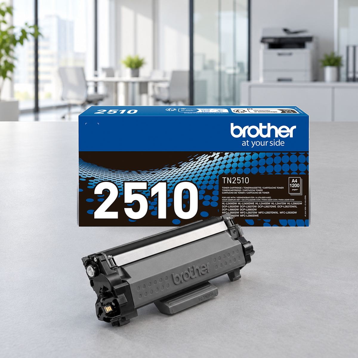 Brother TN-2510 originele toner zwart