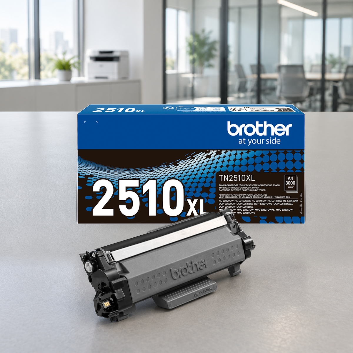 Brother TN-2510XL originele toner zwart