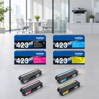 Brother TN-423 originele tonerset – zwart, cyaan, magenta en geel