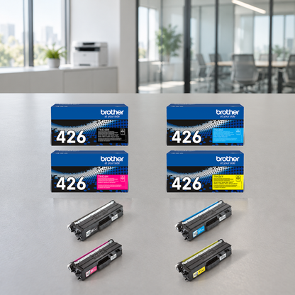 Brother TN-426 originele tonerset – zwart, cyaan, magenta en geel