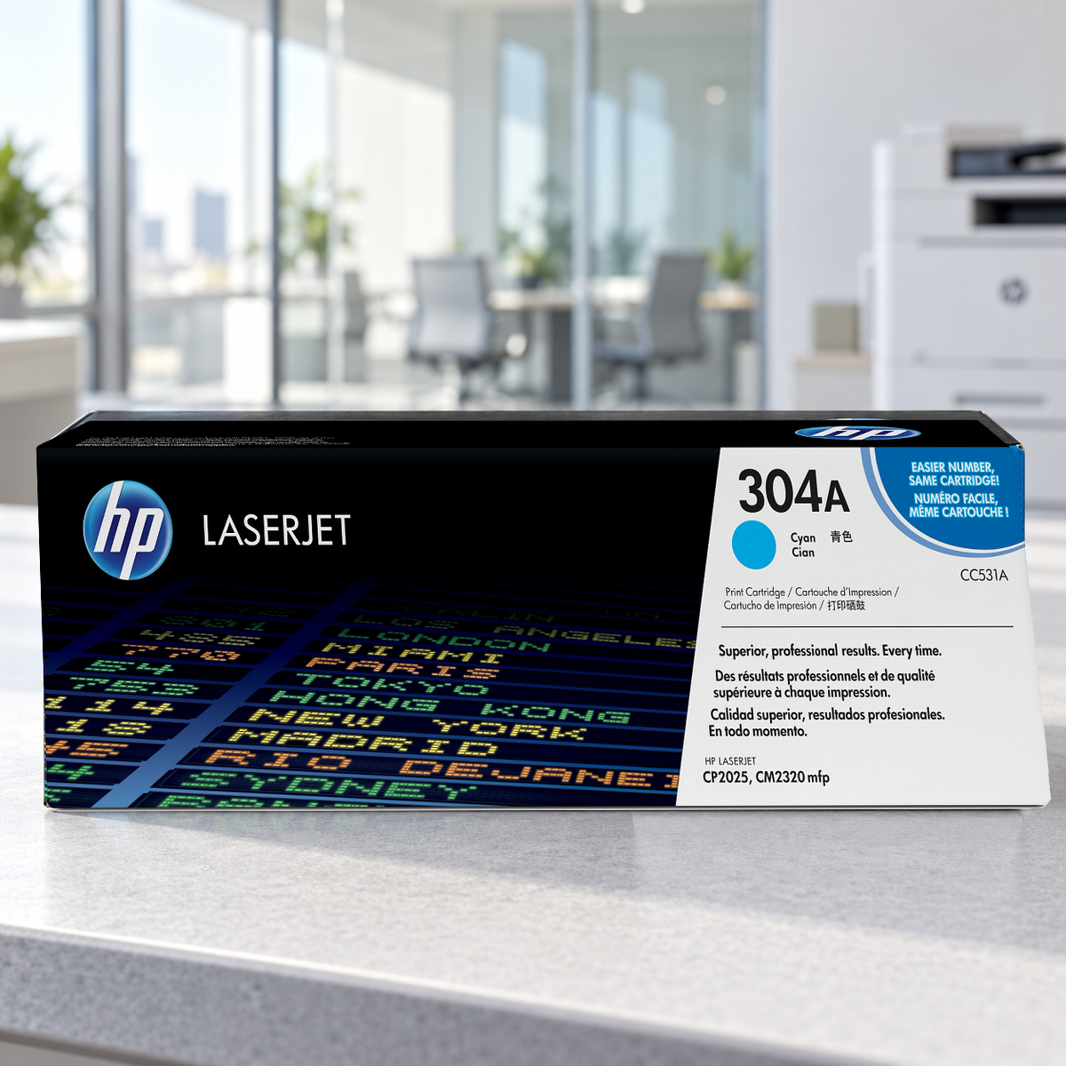 HP 304A (CC531A) originele toner cyaan