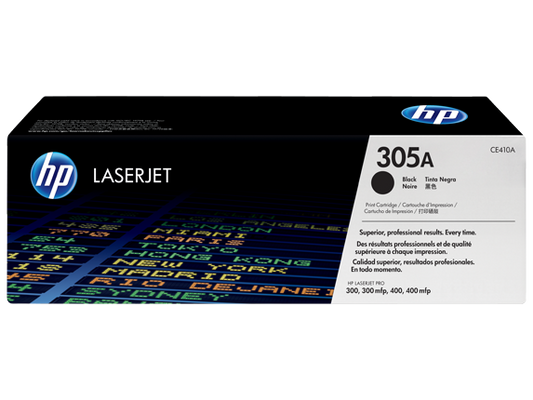 HP 305A (CE410A) originele toner zwart
