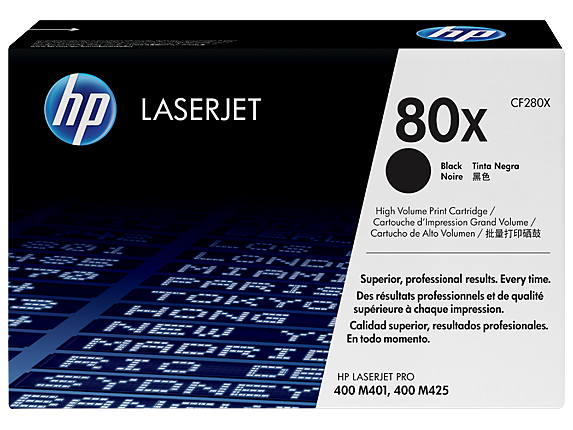 HP 80XC (CF280XC) originele toner zwart