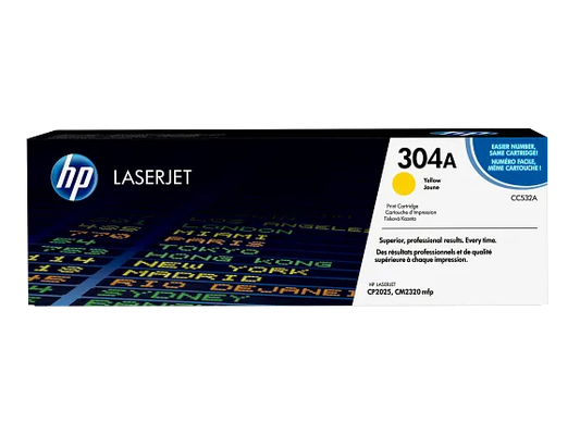 HP 304A (CC532A) originele toner geel