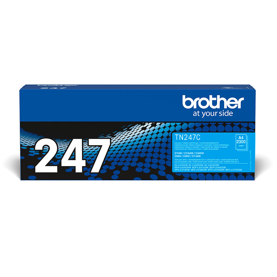 Brother TN-247 originele tonerset – zwart, cyaan, magenta en geel
