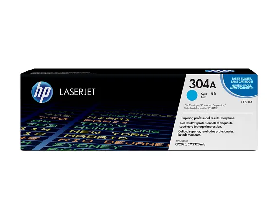 HP 304A originele tonerset – zwart, cyaan, magenta en geel