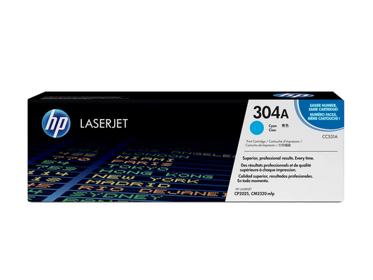 HP 304A (CC531A) originele toner cyaan